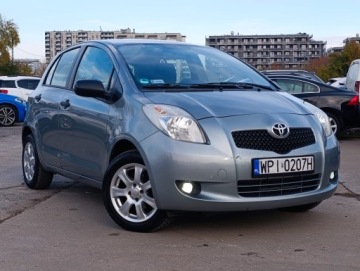 Toyota Yaris II Hatchback 5d 1.3 i VVT-i 86KM 2008 TOYOTA YARIS 100%Bezwypadkowy, 1.3, Klimatyzacja, 5d, nowe opony
