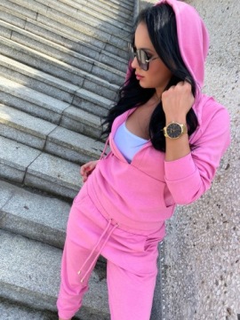 Комплект спортивного костюма LipMar толстовка с капюшоном брюки S 36