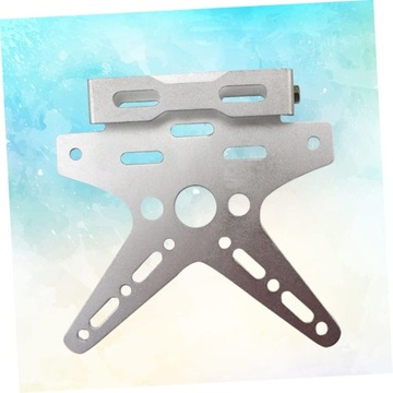 Держатель номерного знака мотоцикла - СЕРЕБРЯНЫЙ