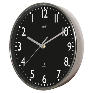 Zegar chodzący wstecz chromowany 30cm