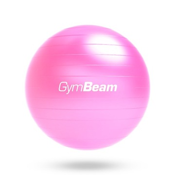 PIŁKA DO ĆWICZEŃ FITBALL STABILNOŚĆ RÓWNOWAGA GLOSSY PINK - GymBeam 85cm