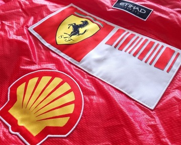 PUMA FERRARI F1 TEAM ISSUE SHINY BOMBER JACKET Sportowa Kurtka dla Fana L