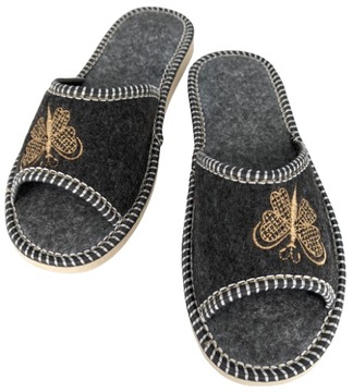 Войлочные тапочки Polish Home Mountain Slippers Женские тапочки Laczki NO 42.