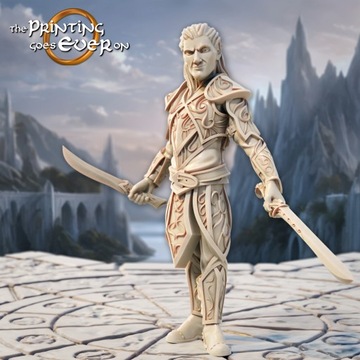 Elven Duelist B The Printing Goes Ever On