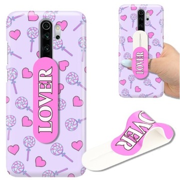 ETUI+UCHWYT do XIAOMI REDMI NOTE 8 PRO Owoce Wzory