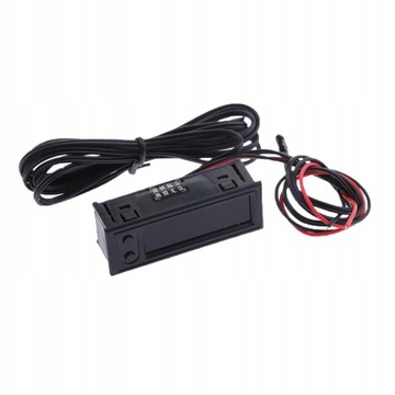 3 w 1 zielony LED cyfrowy termometr samochodowy z