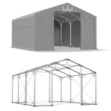 Namiot Garażowy 4x6m [2,5m] Ocynkowany DAS 560 P