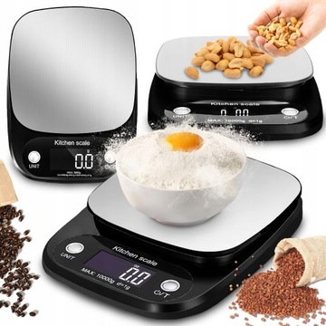 ELEKTRONICZNA WAGA KUCHENNA PRECYZYJNA 10 kg/1g LCD