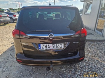 Opel Zafira C Tourer 1.4 Turbo ECOTEC 120KM 2012 Opel Zafira 1.4T 120KM 7-OS Navi Super Stan Zarejestrowana 1.4 Benzyna, zdjęcie 9