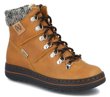 Nagaba 329 botki zimowe ocieplane pomarańczowe buty na zimę R37