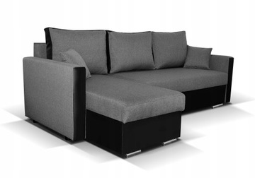 Угловой диван, 2x спальный контейнер, пружины + бесплатно