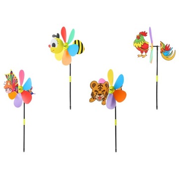 WIATRAK ZEWNĘTRZNY DEKOR 4 SZT