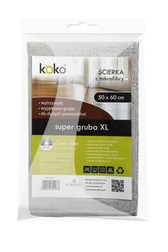 Ścierka do podłogi duża szmata 50x60 mikrofi 25212