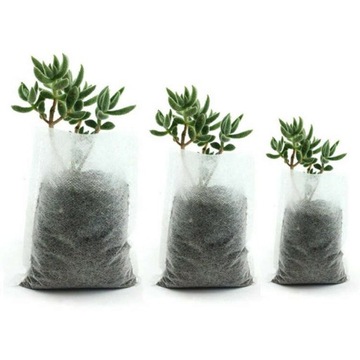 Doniczki materiałowe do rozsad eko biodegradowalne 50 sztuk 15x33cm 5,8L