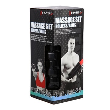 Набор роликов + массажных шариков для мышц