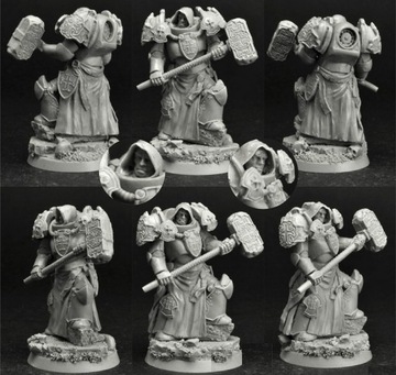 Figurka Templar SF Knight + Podstawka 28mm Scibor 28SF0192 Space Marines