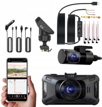 REJESTRATOR VANTRUE X4S DUAL DUO 2CH WIFI + ACC