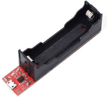 Модуль зарядки элементов 18650 с корзиной