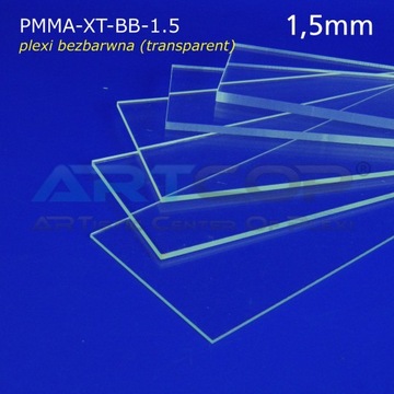 1,5мм PLEXI, PLEXI, PLEXA, PMMA по размеру - 48H