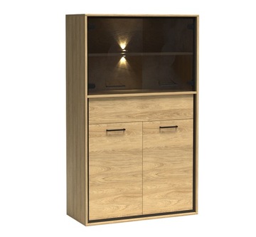 Witryna M-5 NOWOCZESNA 92 cm / KOLEKCJA MEDIOLAN
