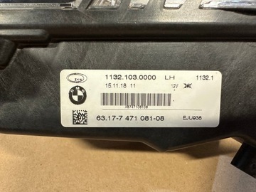 BMW 1 F40 2 F45 F46 3 G20 G21 DRL LED HALOGEN LEVÝ 11321030000