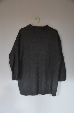 sweter LINDEX rozm.38 ALPAKA WEŁNA OVERSIZE