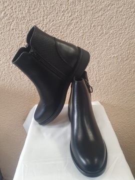 МАТОВЫЕ ЧЕРНЫЕ БОТИНКИ МУЛАНКА размер 39