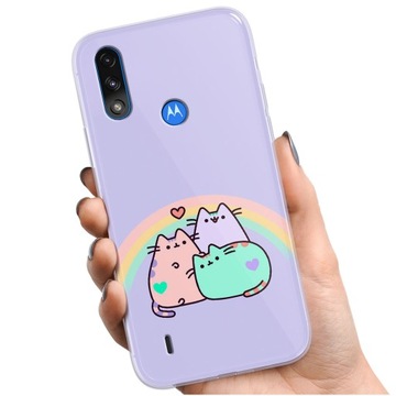 ETUI CASE SILIKONOWE OBUDOWA PLECKI NA TELEFON DO MOTOROLA E7 POWER WZORY