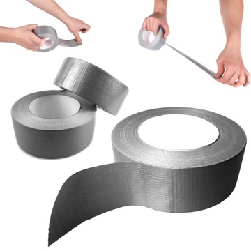 TAŚMA NAPRAWCZA BARDZO MOCNA DUCT TAPE 48MM X 10M SREBRNA