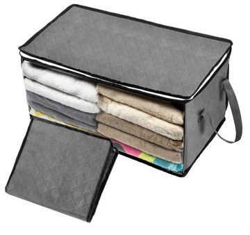 Большой чехол-органайзер, сумка для постельного белья, одежды, одеяла, XL, однотонный