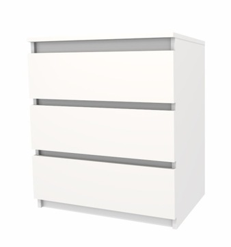 Komoda 3SZ biała 60 cm szuflady