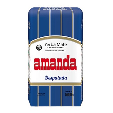 Yerba Mate Amanda Despalada 500g sin palo - mocna