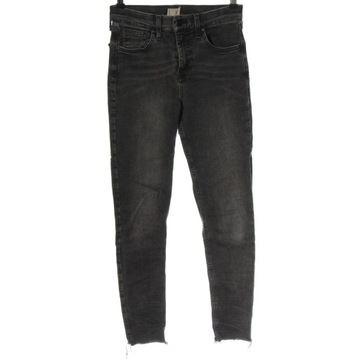 TOPSHOP MOTO Jeansy rurki Rozm. EU 34 jasnoszary