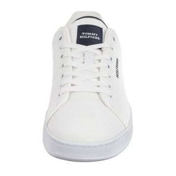 Buty Sneakersy Męskie Tommy Hilfiger Court Cupsole Pique White Białe