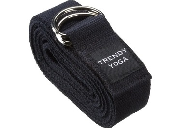 Pasek do jogi ćwiczeń Yoga szeroki pas belt mocny