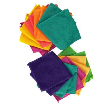 ŚCIERKI SZMATKI MIKROFIBRA DO CZYSZCZENIA AUTA STOŁU BLATU ZESTAW 10szt