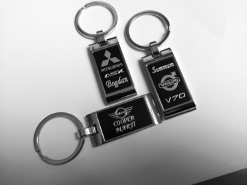 БРЕЛОК ДЛЯ КЛЮЧЕЙ TESLA 3 S Y X + ГРАВИРОВКА