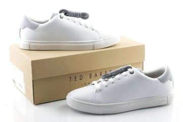 Buty TED BAKER RUENNAN męskie białe trampki skórzane snekaersy r. 45