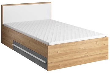 Meble młodzieżowe PLANO 1 dąb nash/biały/beton