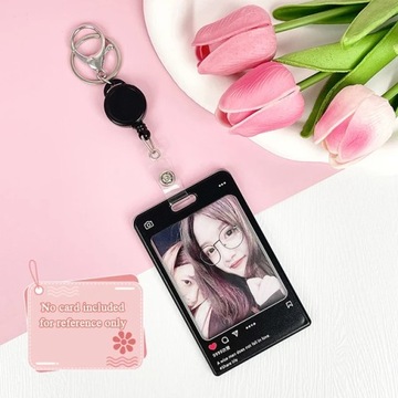Etui na karty akrylowe koreański etui na karty Kpop Idol okno dialogowe