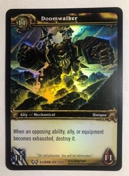 World of Warcraft TCG Doomwalker FOIL
