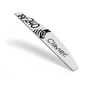 10 X PILNIK DO PAZNOKCI ZEBRA ŁÓDKA 180/240