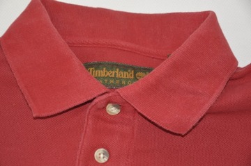 TIMBERLAND koszulka polo czerwona L/XL