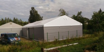 Палаточный зал Склад 10 х 15 х 3 Производство HALER