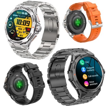 SMARTWATCH ZEGAREK MĘSKI AMOLED MENU POLSKIE SPORT PULS ROZMOWY SMART WATCH