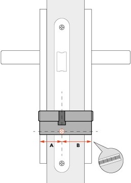 РУЧКА ДЛЯ НАРУЖНЫХ ВХОДНЫХ ДВЕРЕЙ + НАБОР ВСТАВОК | НАБОР ФИТИНГОВ