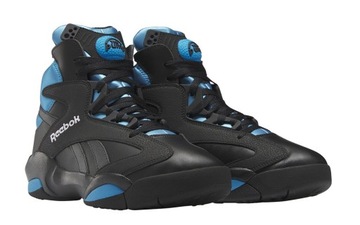 REEBOK SHAQ ATTAQ BUTY SPORTOWE WYSOKIE SKÓRZANE CZARNE 38,5 2Z6E5*