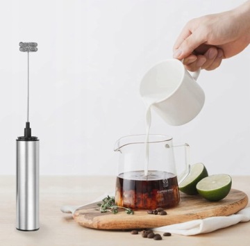 Взбиватель кофе с молоком из нержавеющей стали тихая мощность 19000 об/мин