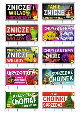 SOLIDNY BANER REKLAMOWY 200x100 CHOINKI,KARP