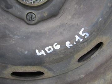 PEUGEOT 406 RÁFKY OCELOVÉ 15 4X108 DISK OCELOVÝ KPL 2150708